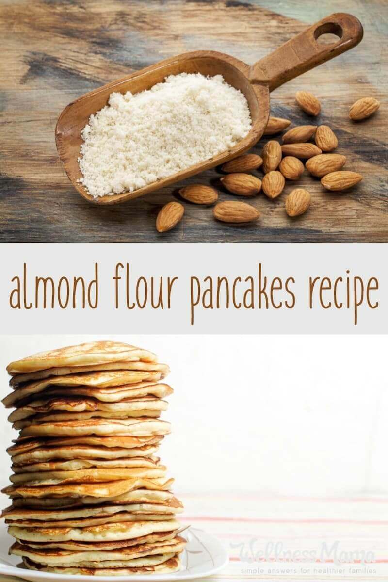 Almond flour pancakes are a gluten free and grain free alternative with all the taste of the real thing (and more nutrients!)