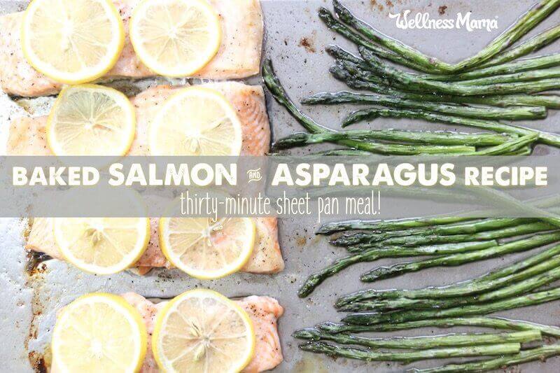 One-Pan Baked Salmon Asparagus Recipe