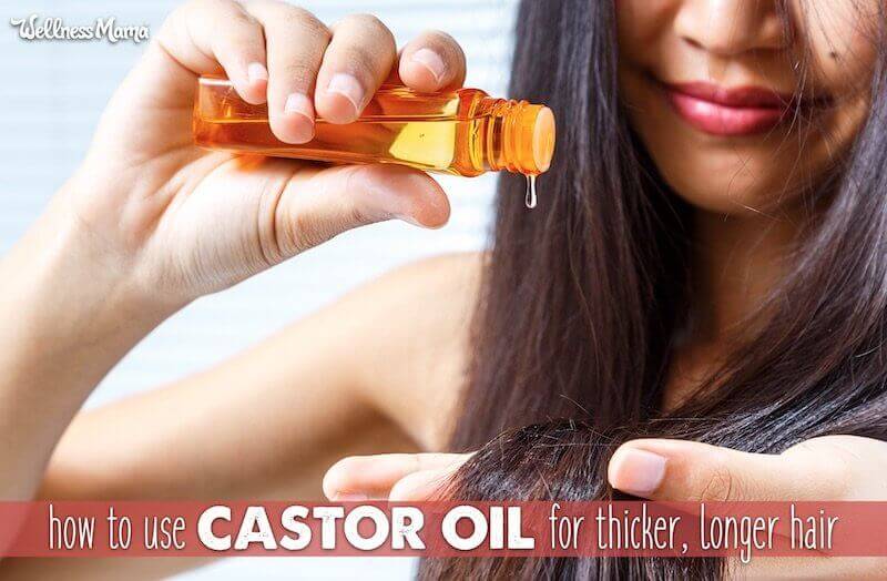 Castor Oil for Thicker and Longer Hair