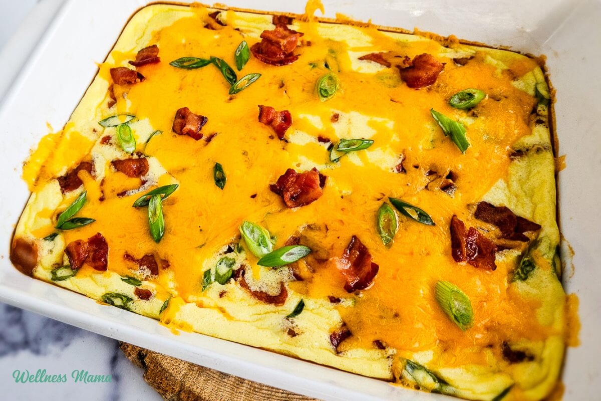 Cheesy Breakfast Casserole Recipe (Protein Packed!)