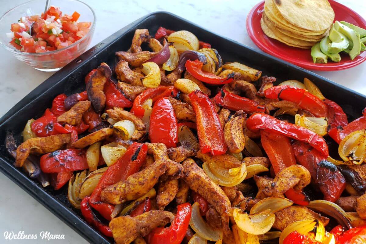 Sheet Pan Chicken Fajitas