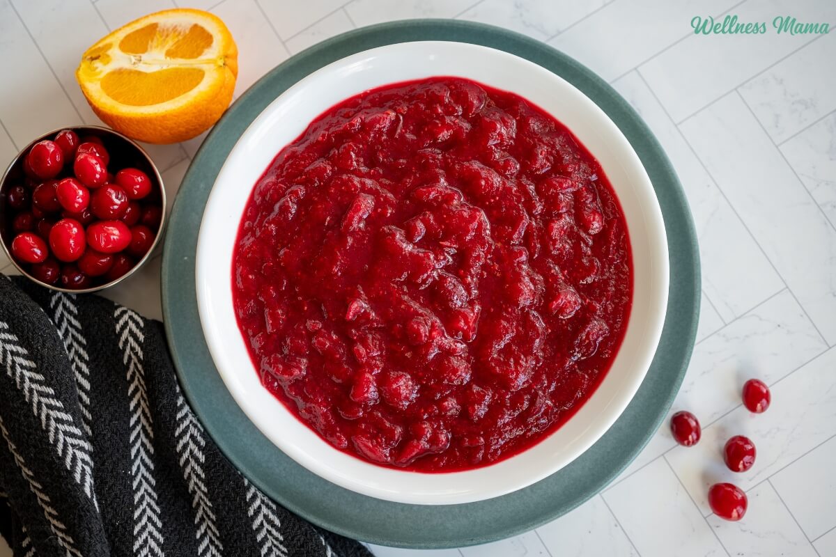 Homemade Cranberry Sauce Recipe (Low Sugar)