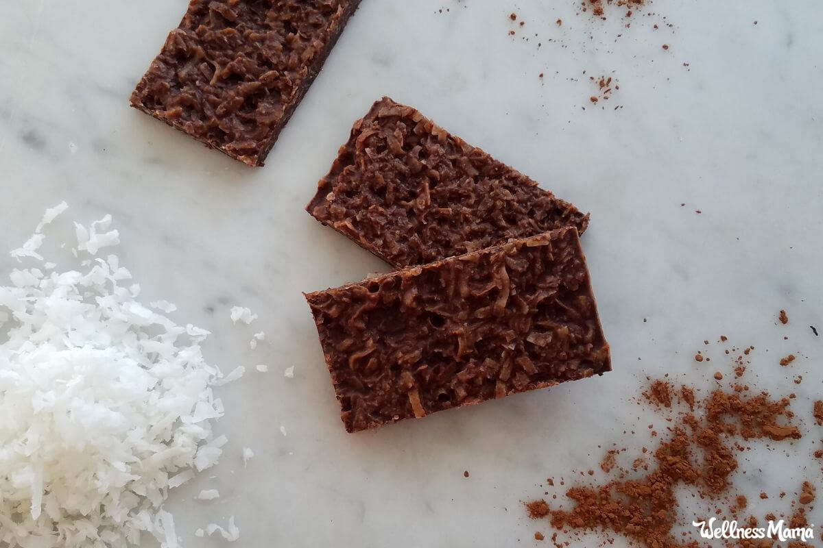 Chocolate Coconut Energy Bars