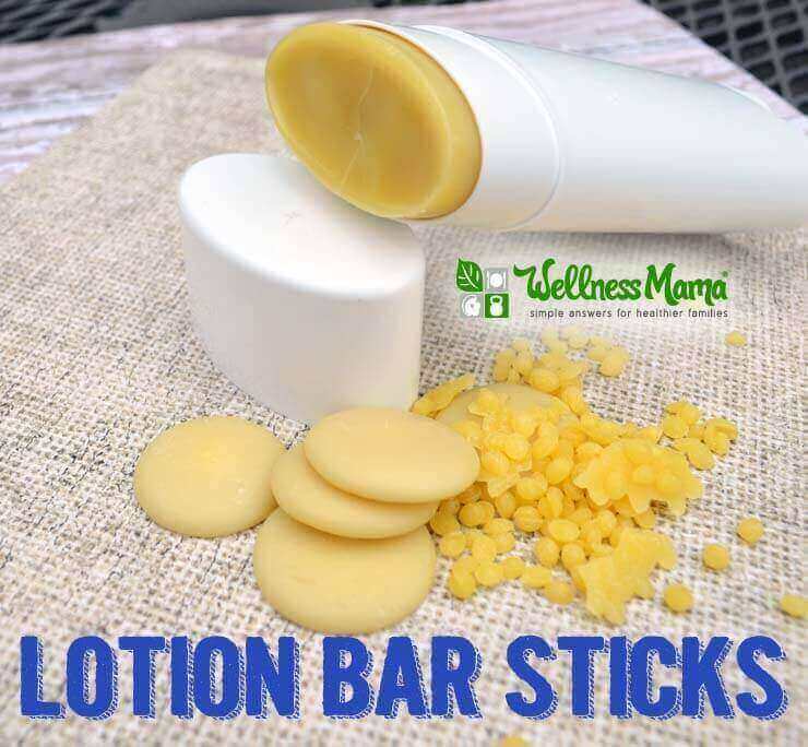 How to Make Lotion Bar Stics - amazing moisturizer for skin and easy to use