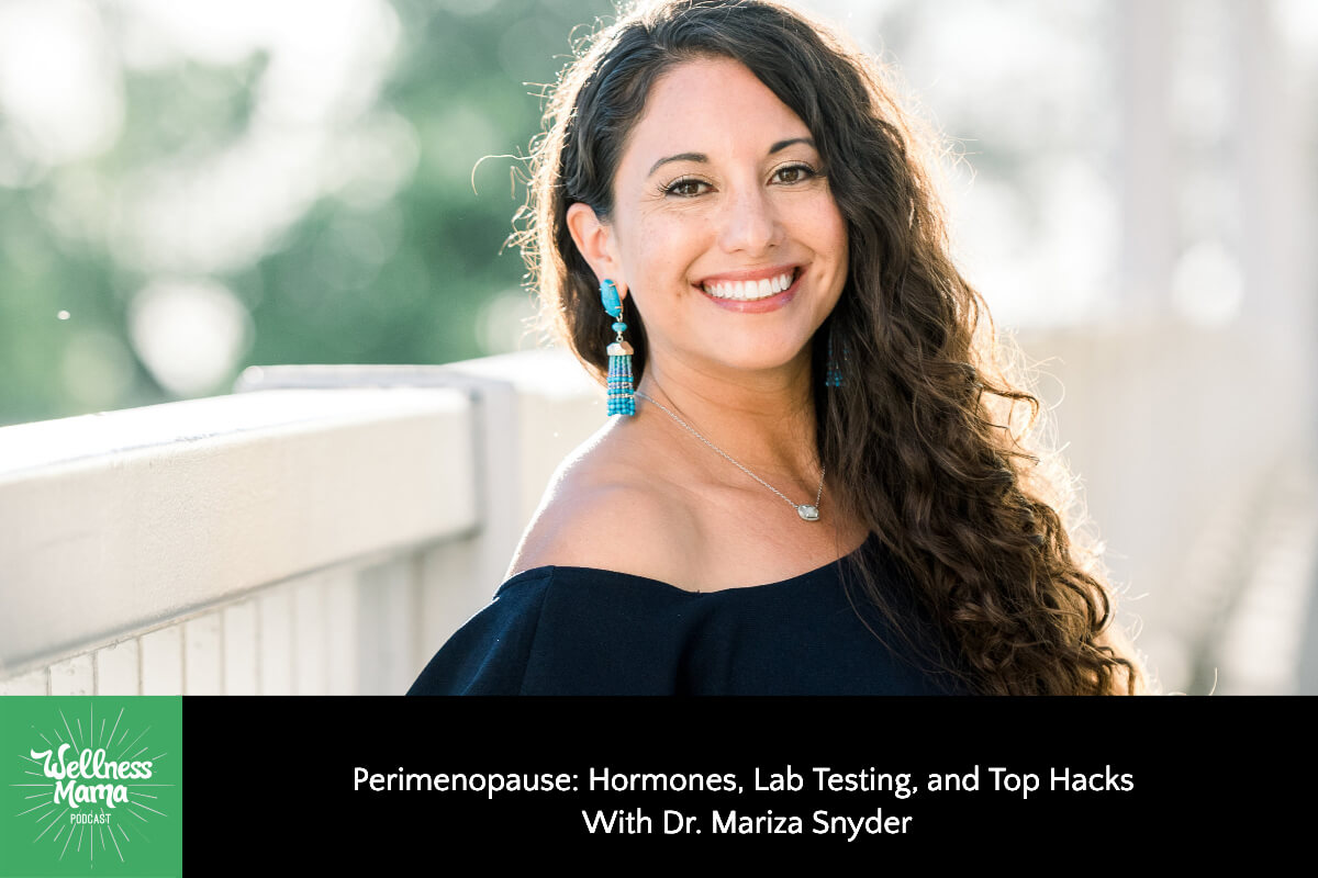 878: Perimenopause: Hormones, Lab Testing, and Top Hacks With Dr. Mariza Snyder