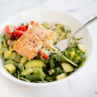 salmon bowl