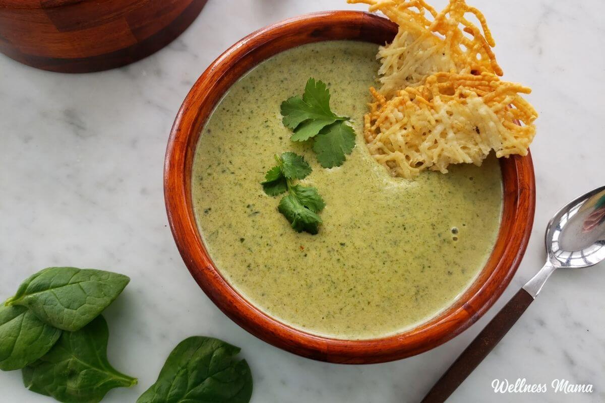 Creamy Spring Greens Soup