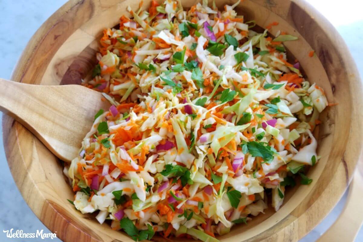 Light & Zesty Taco Slaw (A Healthier Take on Coleslaw)