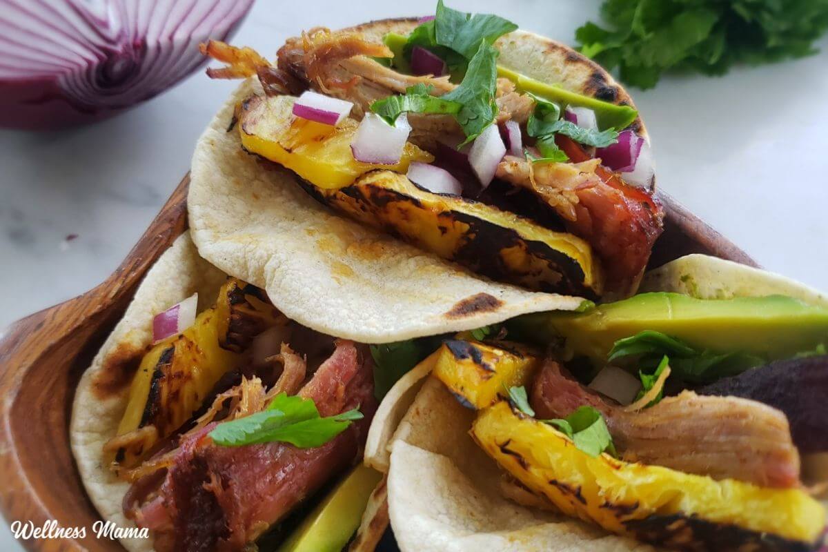 Tacos al Pastor With Pineapple & Cilantro